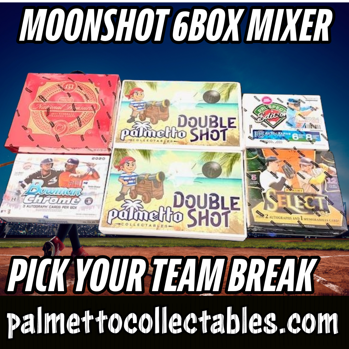 MOONSHOT 6BOX PYT MIXER with HIGH/LOW BONUS & NUMBER MATCH BOUNTY BREAK #29