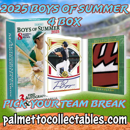 2025 BOYS OF SUMMER BASEBALL 4BOX PYT BREAK #2