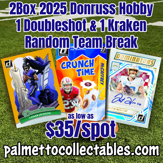 DONRUSS KRAKEN DOUBLE SHOT 4BOX RT BREAK #2