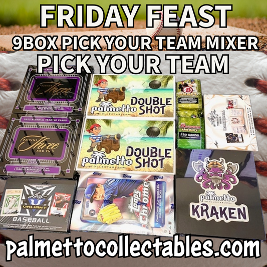 FRIDAY FEAST 9Box PYT MIXER with HIGH/LOW BONUS & NUMBER MATCH BOUNTY BREAK #56